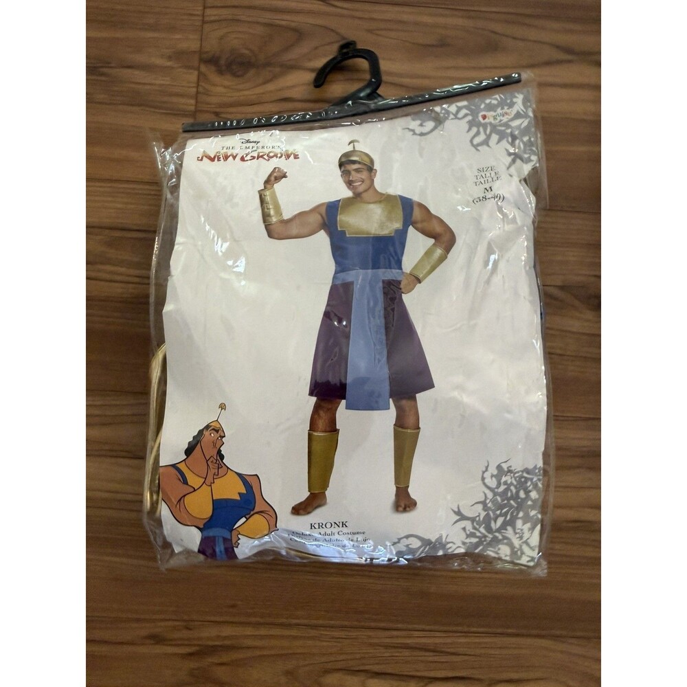 Disney Deluxe Emperor's Groove Men's Kronk Costume Med 38-40